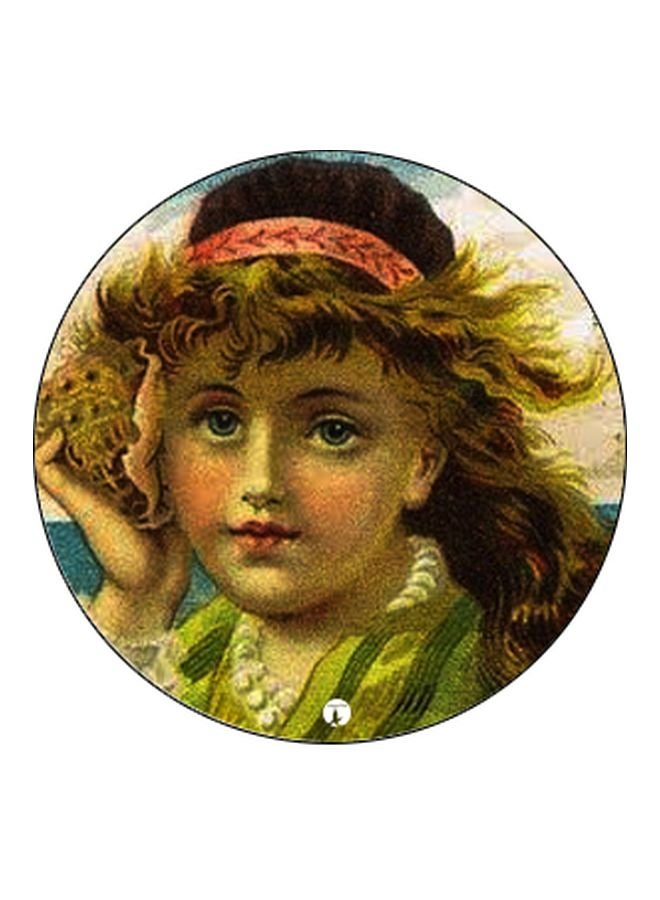 بي بي حامل هاتف بوب سوكيت بطبعة فتاة أخضر/بيج/بني - Image 2