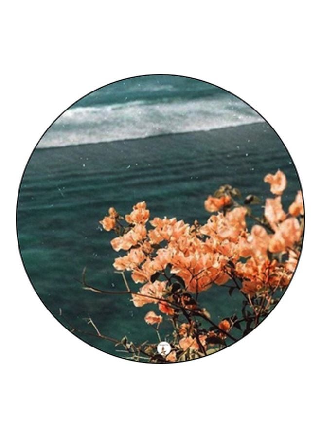 BP Floral Printed Pop Socket Phone Holder Blue/Orange - Image 2