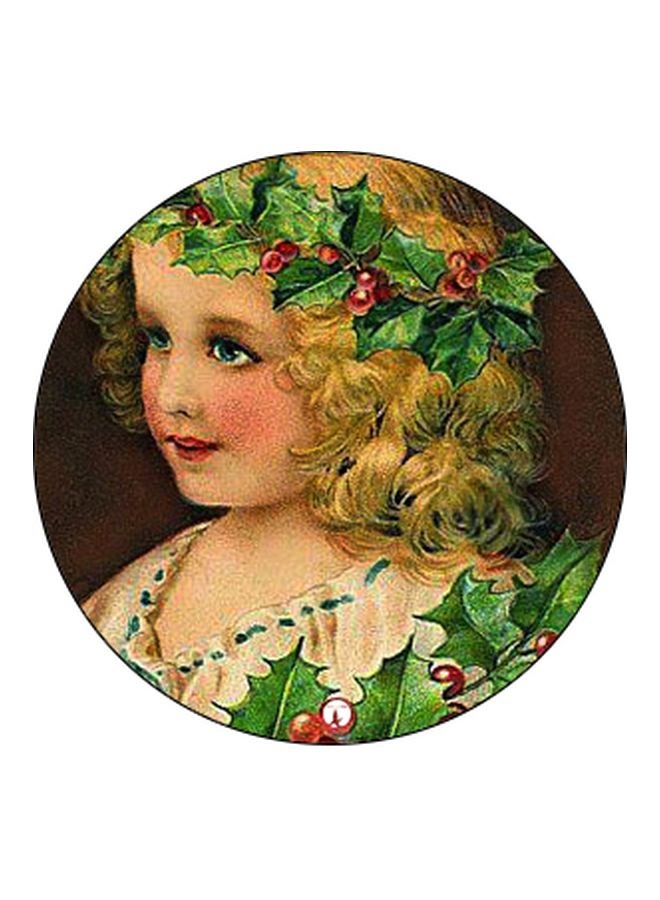 بي بي حامل هاتف بوب سوكيت بطبعة فتاة البيج/ البني/ الأخضر - Image 2