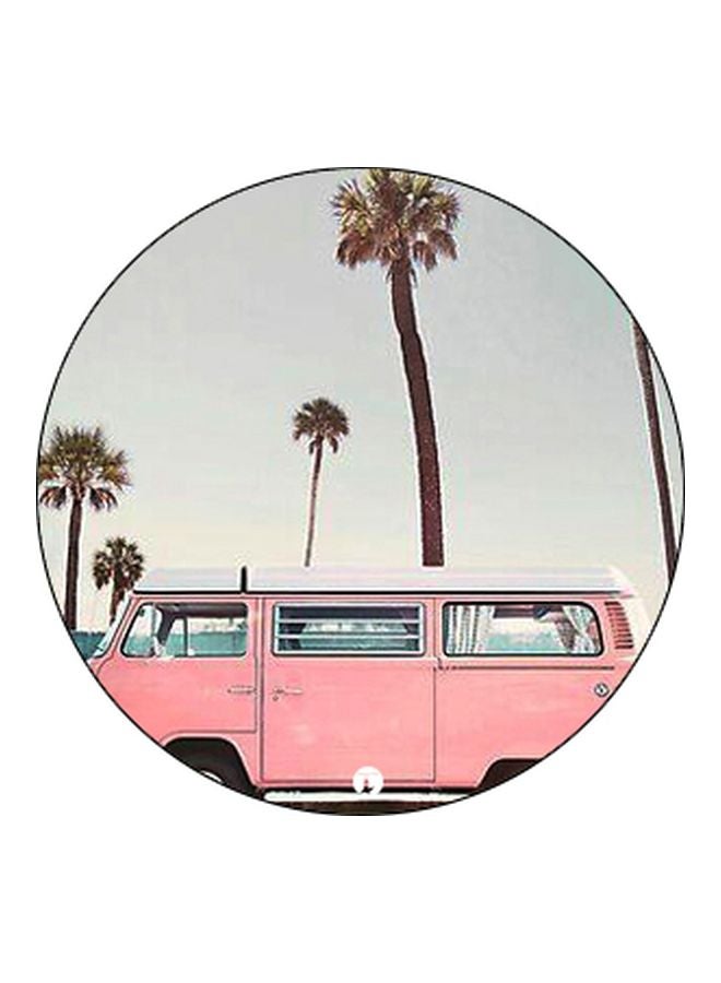 BP Car Printed Pop Socket Phone Holder Pink/Grey/Brown - Image 2