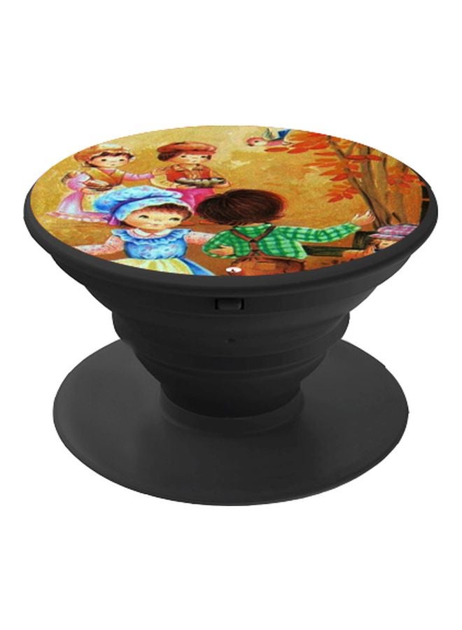 BP Children Printed Pop Socket Phone Holder Brown/Green/Black - Image 1