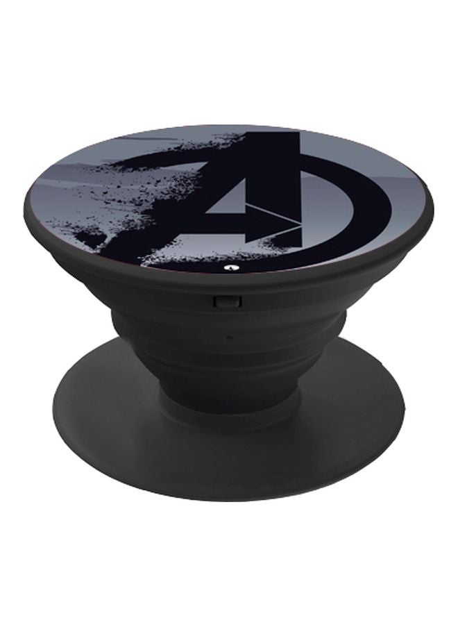 BP Marvel Avengers Logo Printed Pop Socket Phone Holder Grey/Black - Image 1