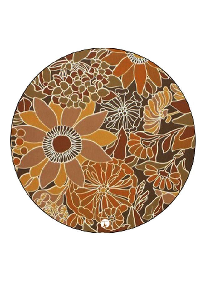 BP Floral Printed Pop Socket Phone Holder Brown/Yellow/Black - Image 2