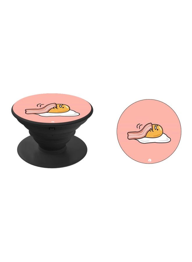 BP Cartoon Printed Pop Socket Phone Holder Pink/Yellow/Black  - Image 2