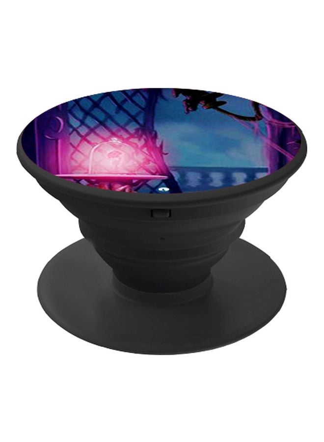 BP Printed Pop Socket Phone Holder Blue/Pink/Black - Image 1