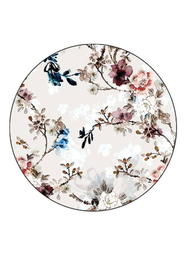 BP Floral Printed Pop Socket Phone Holder White/Brown/Black - Image 2