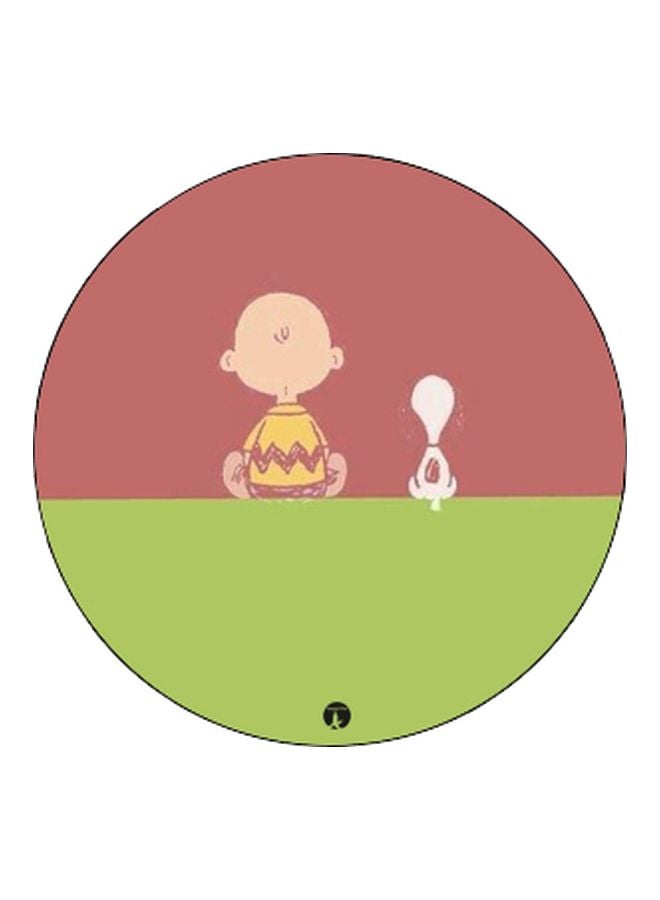 BP Cartoon Printed Pop Socket Phone Holder Brown/Green/Black - Image 2