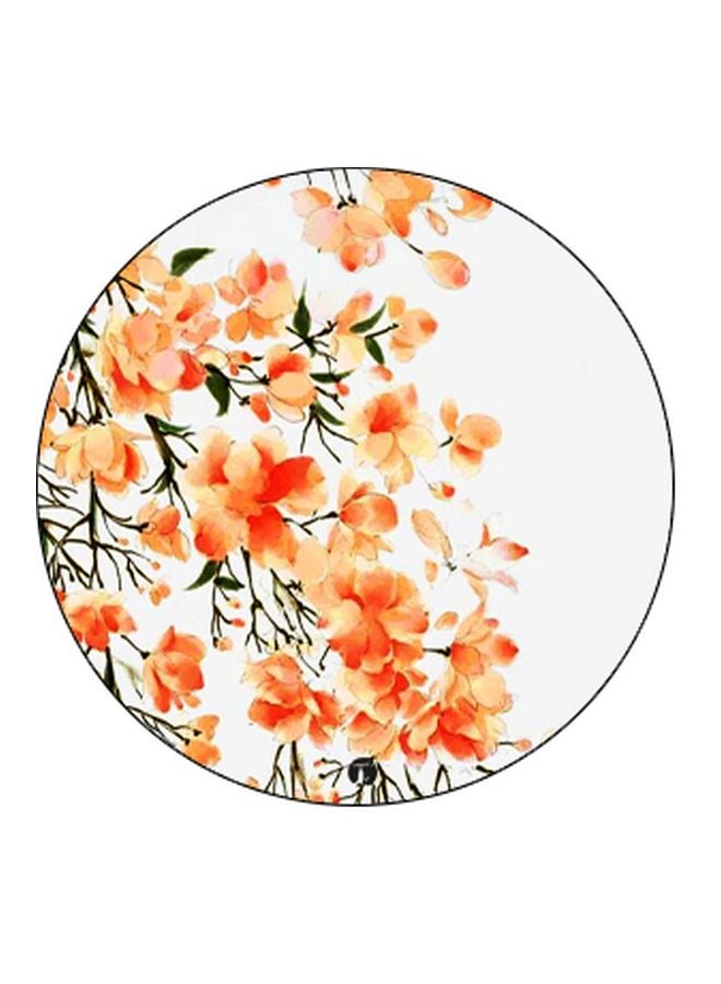 BP Floral Printed Pop Socket Phone Holder White/Orange/Black - Image 2