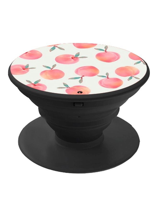 BP Fruit Printed Pop Socket Phone Holder White/Pink/Black - Image 1