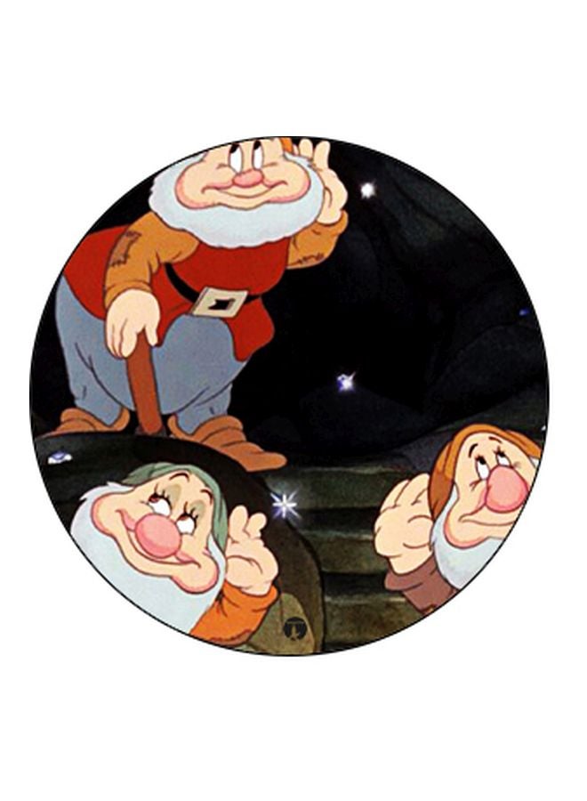 بي بي حامل هاتف على شكل مقبض أصابع منبثق بطبعة رسومات كرتونية أحمر/بيج/أسود - Image 2