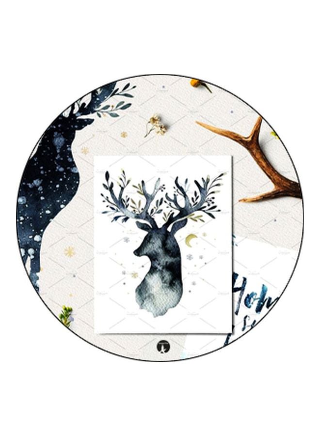 BP Deer Printed Pop Socket Phone Holder White/Blue/Black - Image 2