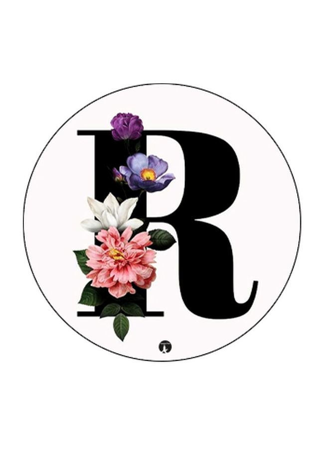 بي بي حامل هاتف بوب سوكيت بطبعة أزهار أبيض/أرجواني/أسود - Image 2