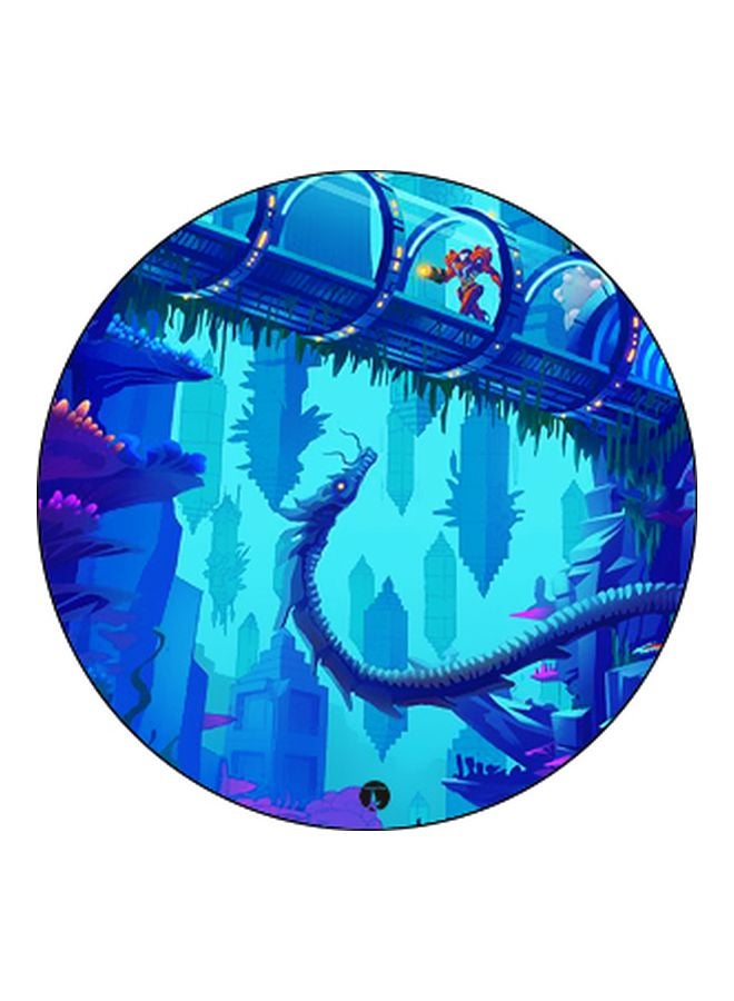 BP Dragon Printed Pop Socket Phone Holder Blue - Image 2