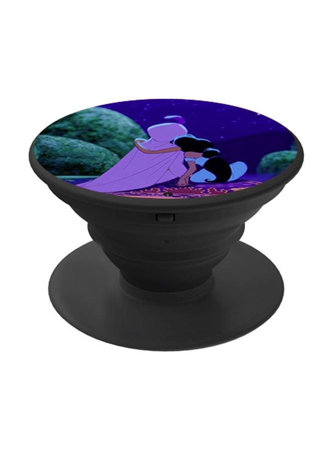 BP Cartoon Characters Printed Pop Socket Phone Holder Purple/Purple/Blue - Image 1