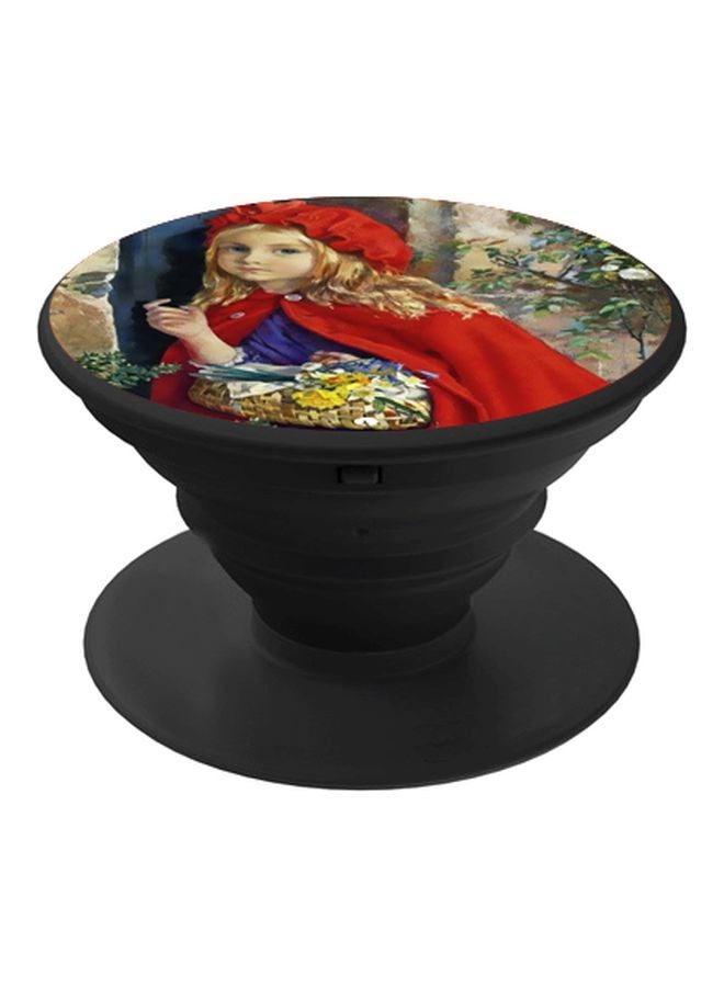 BP Girl Painting Printed Pop Socket Phone Holder Multicolour - Image 1