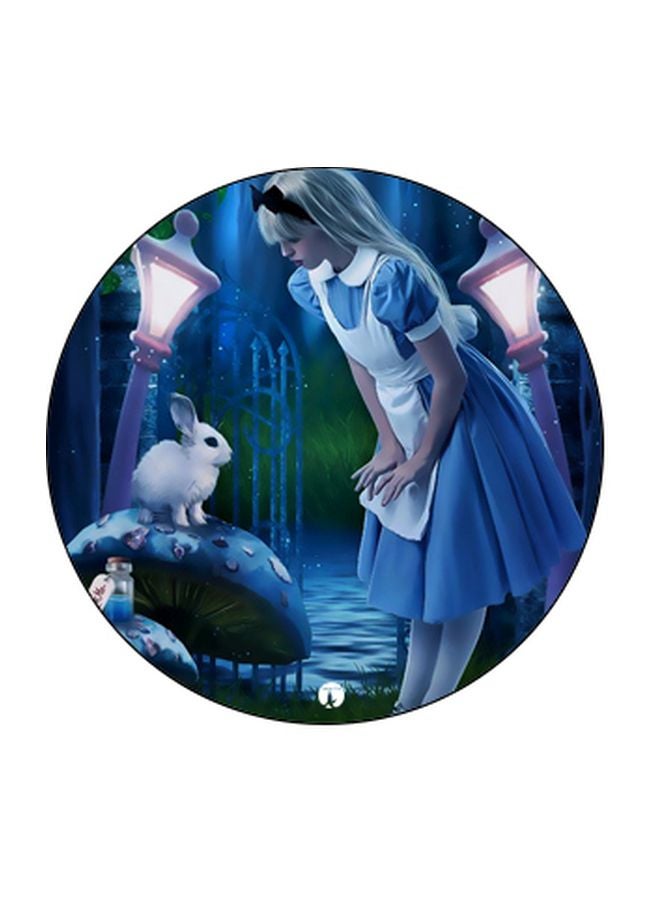 BP Alice In Wonderland Printed Pop Socket Phone Holder Blue/White/Black - Image 2