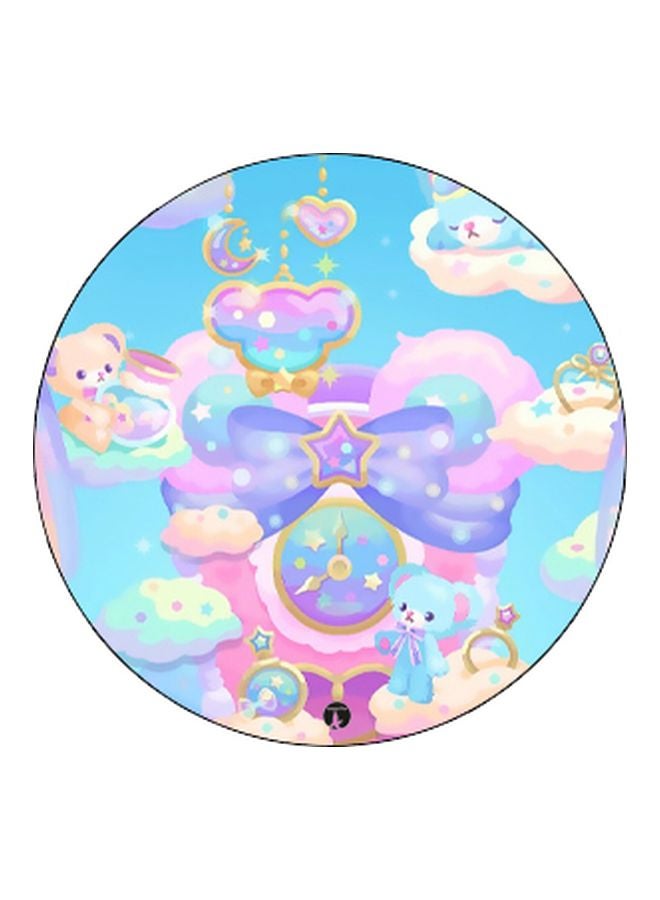 بي بي حامل هاتف بوب سوكيت مزين بطبعة غيوم ودببة أزرق/ وردي/ أبيض - Image 2