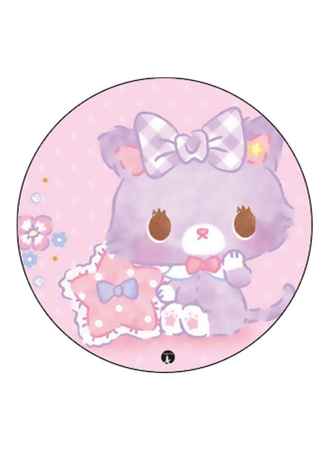 BP Cartoon Printed Pop Socket Phone Holder Pink/Purple/White - Image 2