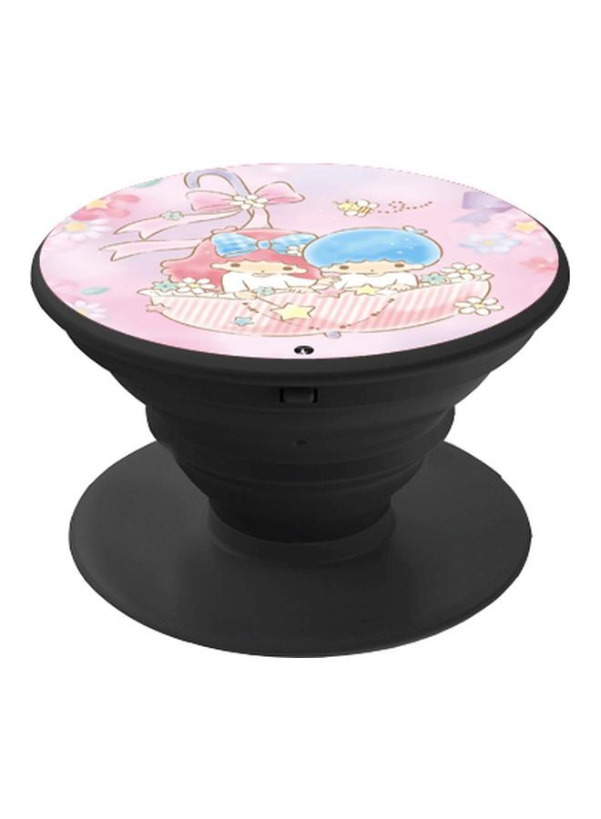 BP Cartoon Printed Pop Socket Phone Holder Pink/Blue/White - Image 1