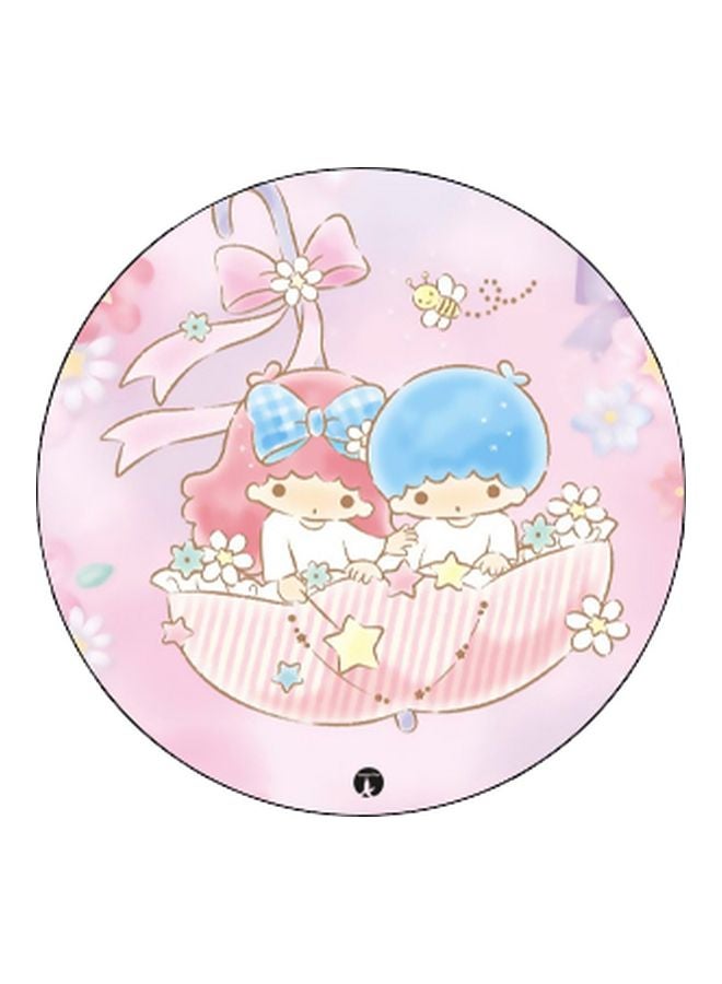 BP Cartoon Printed Pop Socket Phone Holder Pink/Blue/White - Image 2