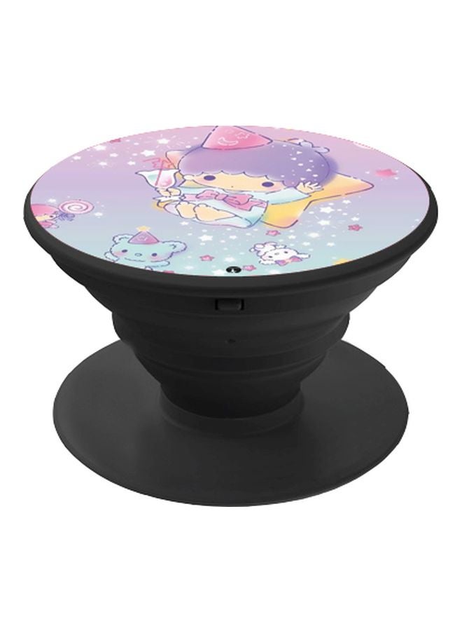 BP Cartoon Printed Pop Socket Phone Holder Pink/Purple/Blue - Image 1