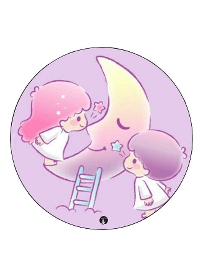 BP Cartoon Printed Pop Socket Phone Holder Purple/Pink/Yellow - Image 2