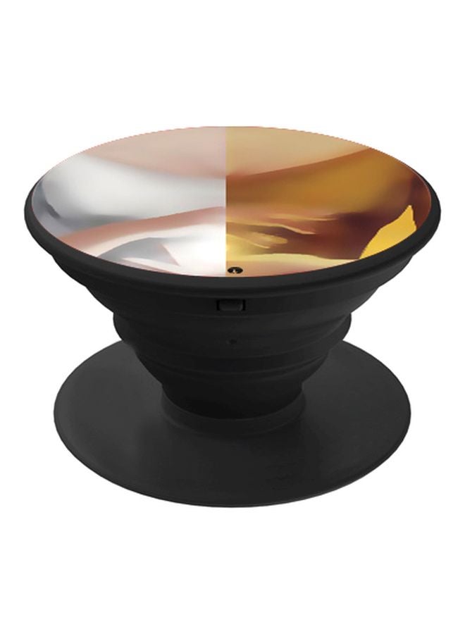 BP Printed Pop Socket Phone Holder Grey/Beige - Image 1