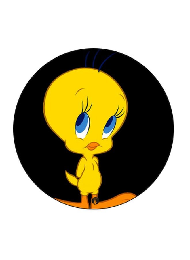 BP Cartoon Printed Pop Socket Phone Holder Yellow/Black/Blue - Image 2