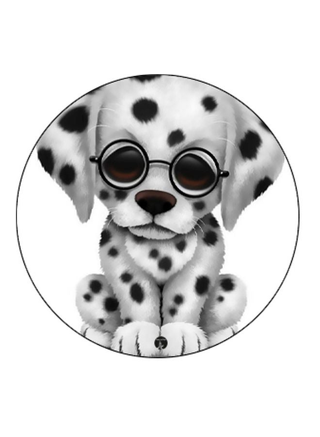 BP Dog Cartoon Printed Pop Socket Phone Holder Black/White/Grey - Image 2