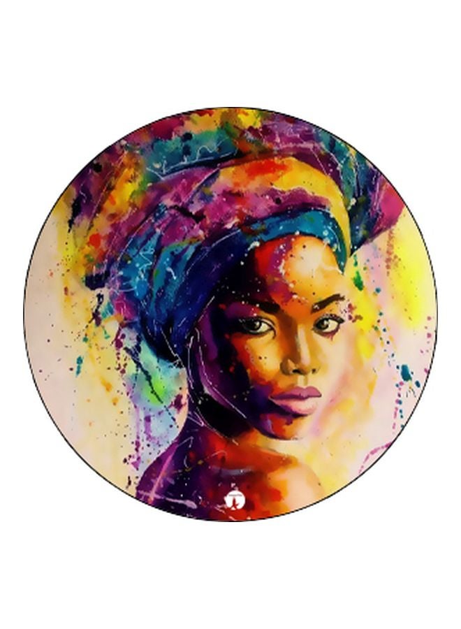 BP Girl Printed Pop Socket Phone Holder Black/Yellow/Pink - Image 2