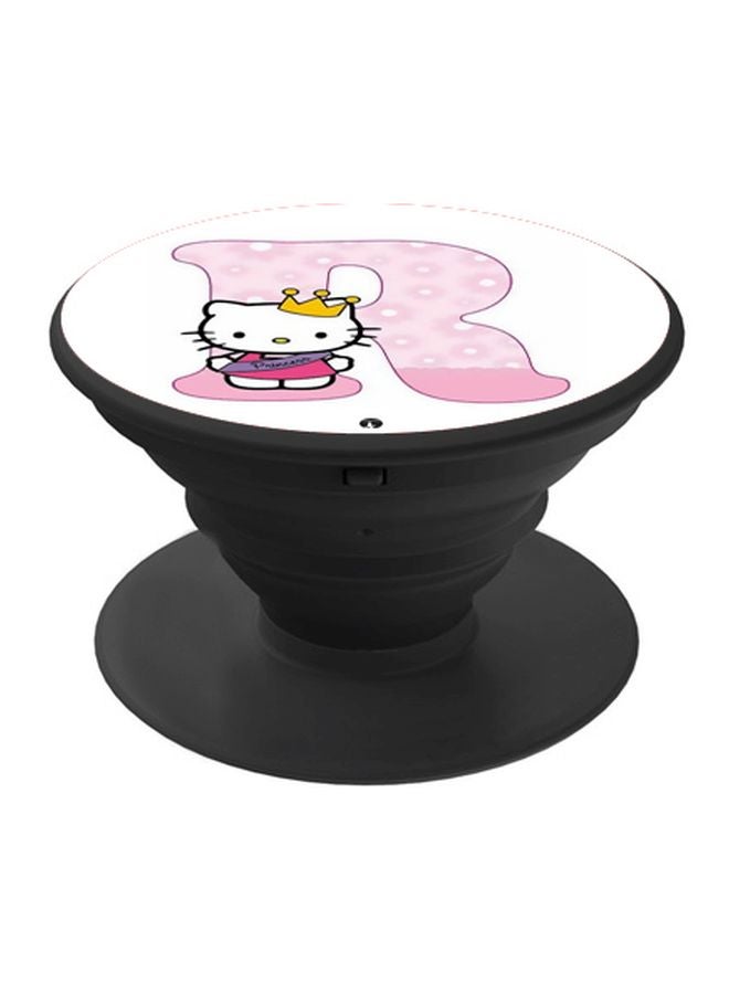 BP Hello Kitty Printed Pop Socket Phone Holder Black/White/Pink - Image 1