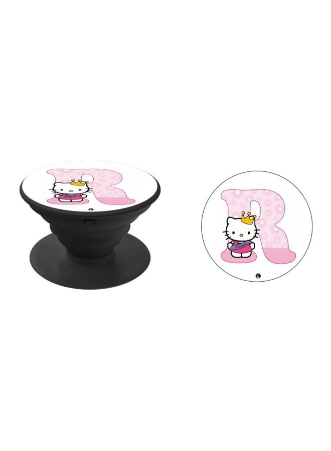 BP Hello Kitty Printed Pop Socket Phone Holder Black/White/Pink - Image 2