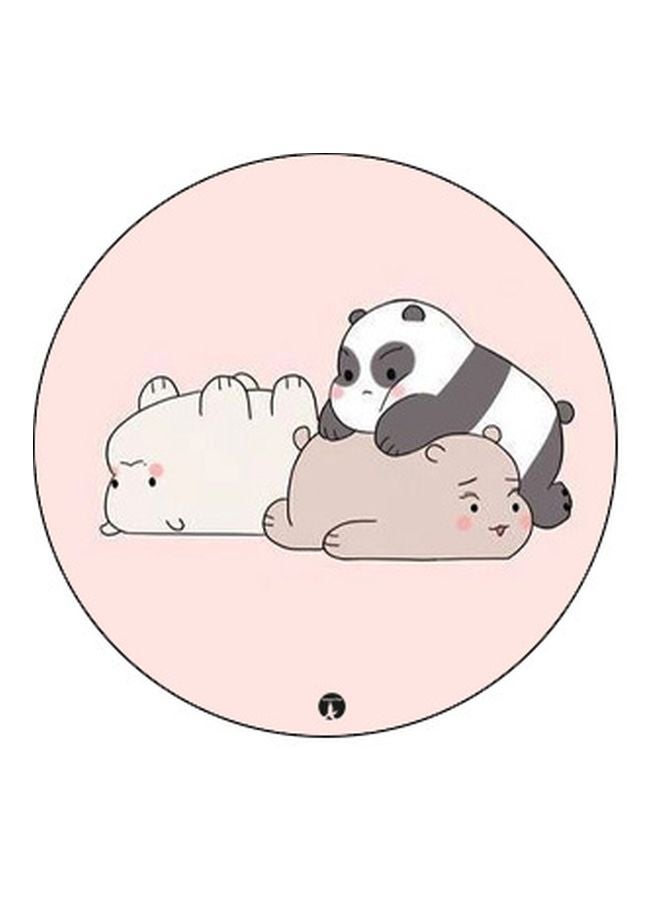 BP Bears Printed Pop Socket Phone Holder Black/Pink/White - Image 2