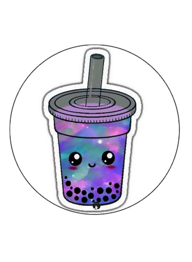 BP Juice Printed Pop Socket Phone Holder Black/White/Purple - Image 2