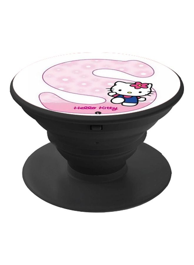 BP Hello Kitty Printed Pop Socket Phone Holder Black/White/Pink - Image 1