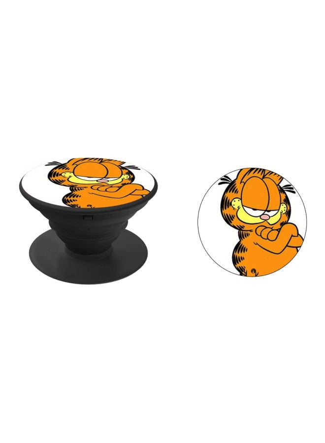 BP Garfield Printed Pop Socket Phone Holder Black/Orange/White - Image 2