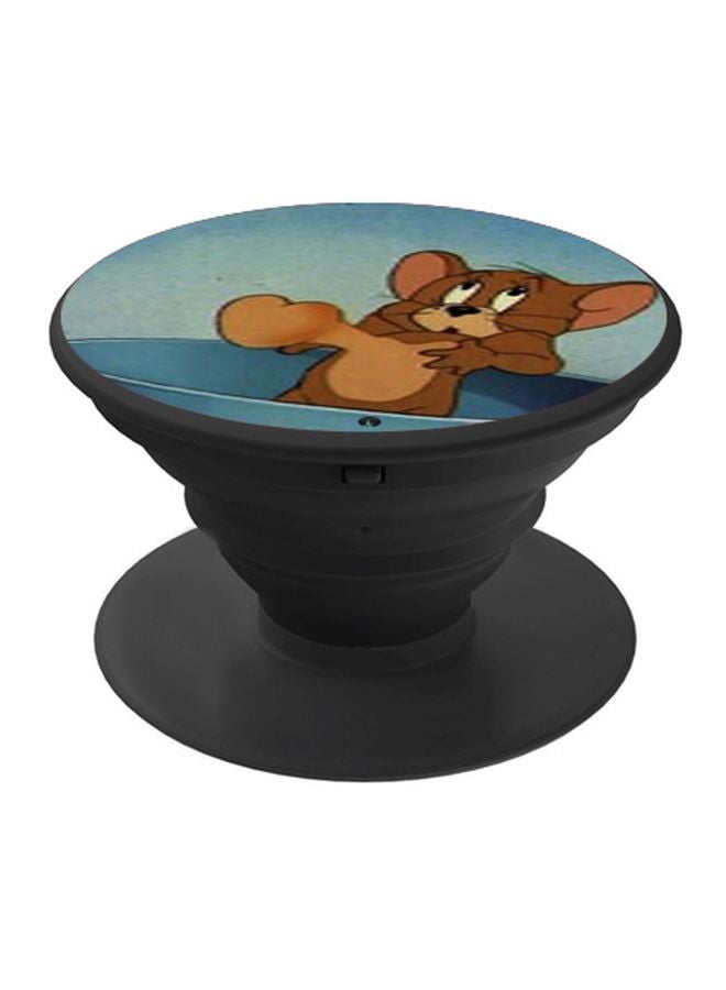 BP Jerry Printed Pop Socket Phone Holder Black/Blue/Brown - Image 1