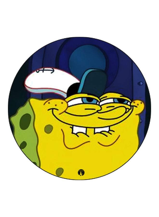 BP SpongeBob Printed Pop Socket Phone Holder Black/Yellow/Blue - Image 2