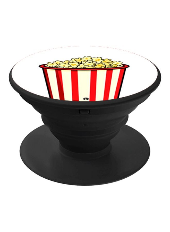 BP Popcorn Printed Pop Socket Phone Holder White/Red/Beige - Image 1