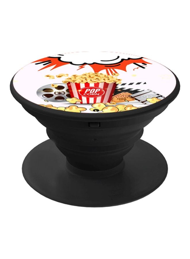 BP Popcorn Printed Pop Socket Phone Holder White/Red/Beige - Image 1