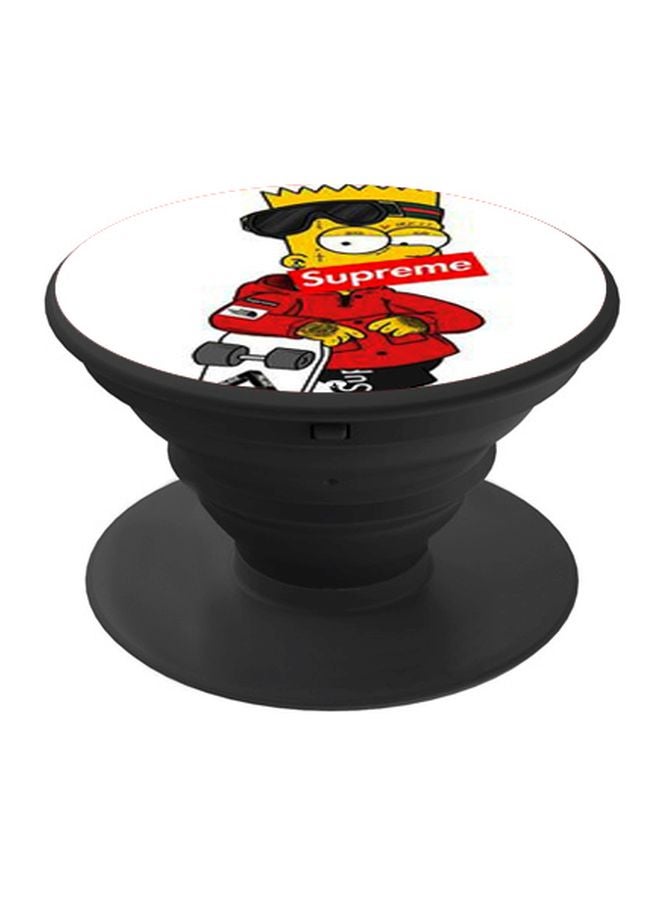 بي بي حامل هاتف بوب سوكيت بطبعة من مسلسل "The Simpsons" أبيض/أحمر/أسود - Image 1