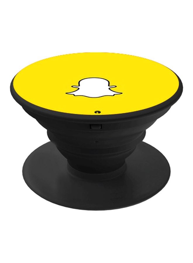 BP Cartoon Printed Pop Socket Phone Holder Yellow/White/Black - Image 1