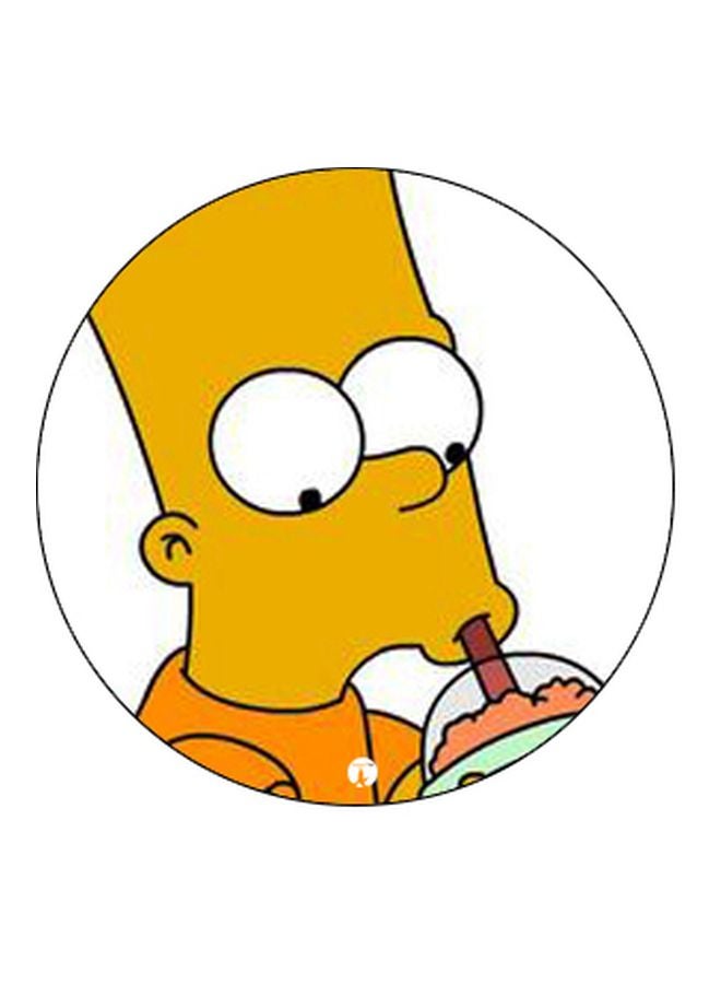 بي بي حامل هاتف بوب سوكيت بطبعة من مسلسل "The Simpsons" أبيض/بني/برتقالي - Image 2