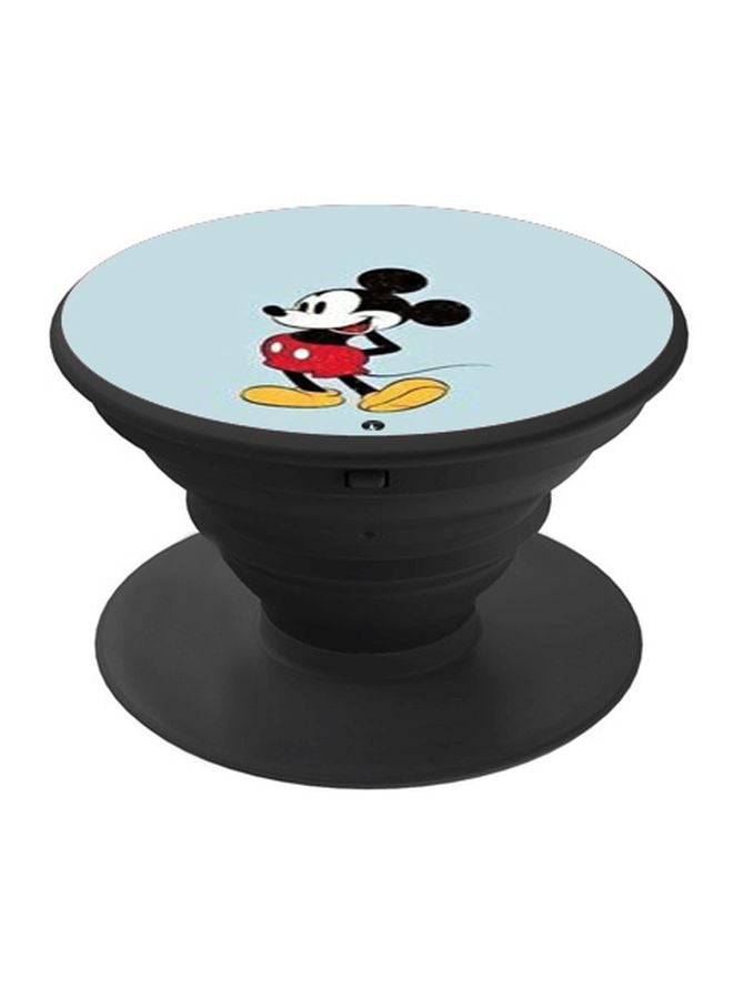 BP Mickey Mouse Printed Pop Socket Phone Holder Blue/Black/Red - Image 1