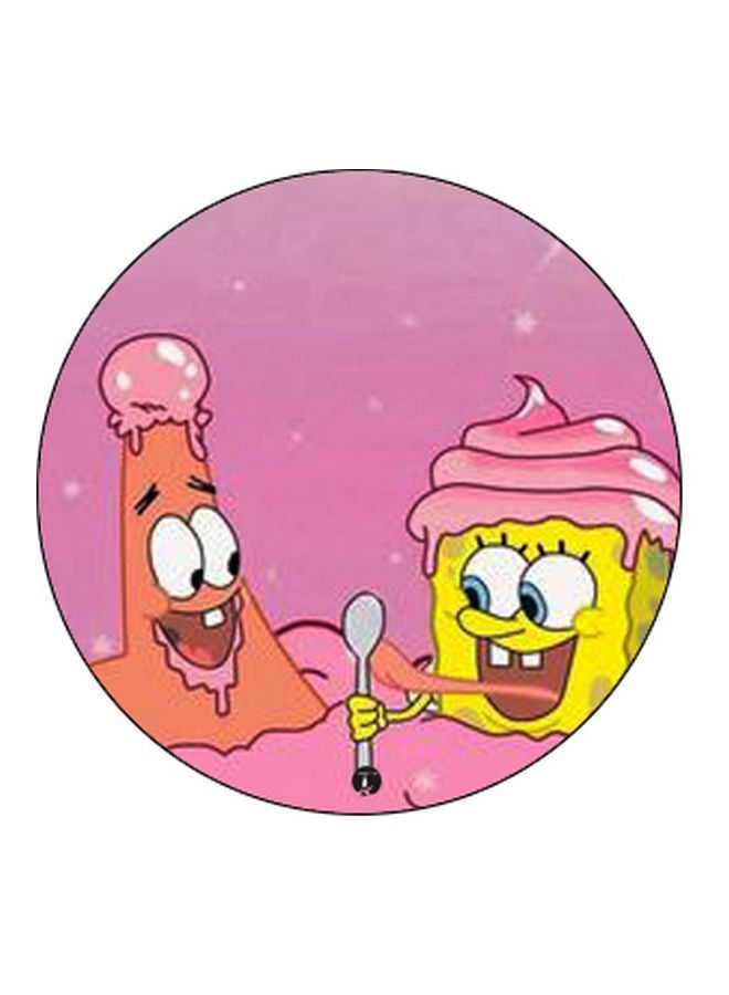 بي بي حامل هاتف بوب سوكيت بطبعة سبونج بوب وردي/ أصفر/ أسود - Image 2