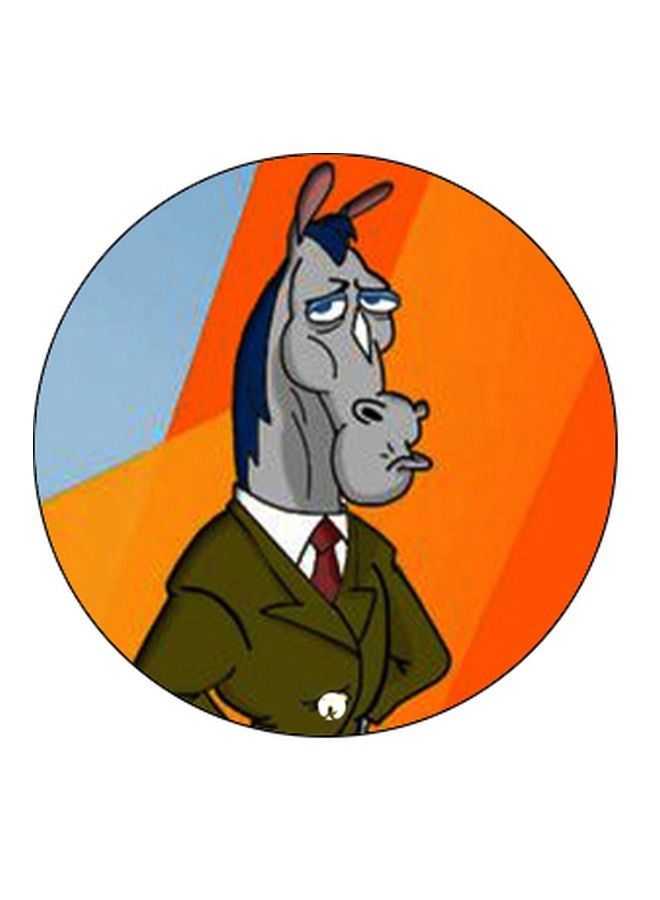 BP Cartoon Character Printed Pop Socket Phone Holder Orange/Green/Grey - Image 2