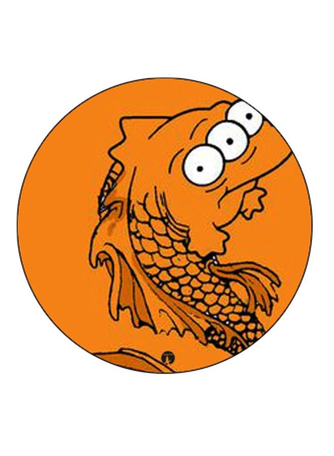 BP Printed Pop Socket Phone Holder Orange/White/Black - Image 2