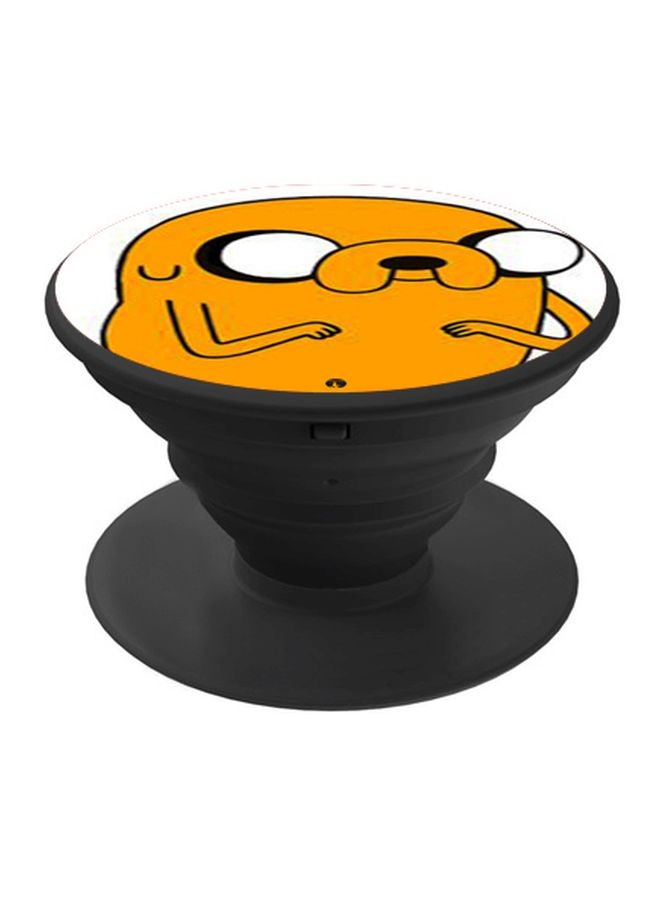 BP Cartoon Printed Pop Socket Phone Holder Orange/White/Black - Image 1