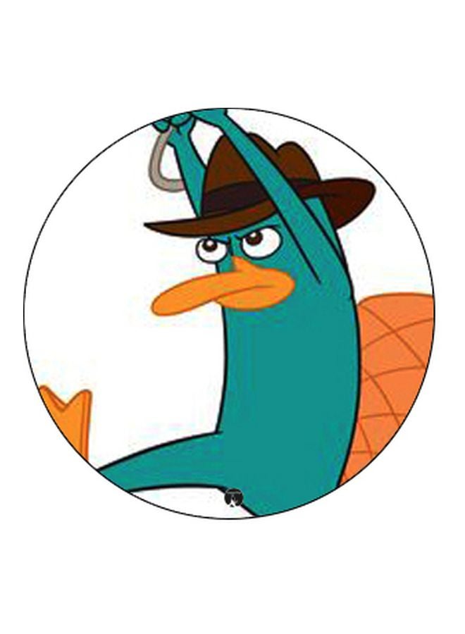 BP Cartoon Printed Pop Socket Phone Holder Blue/Brown/White - Image 2