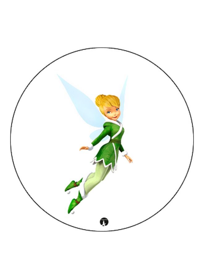 BP - Tinker Bell Printed Pop Socket Phone Holder White/Green/Black - Image 1